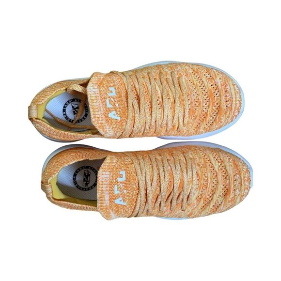 APL Women's Techloom Wave Sneakers Trainers Orange Size 6 EU 36 NEW - Picture 4 of 7